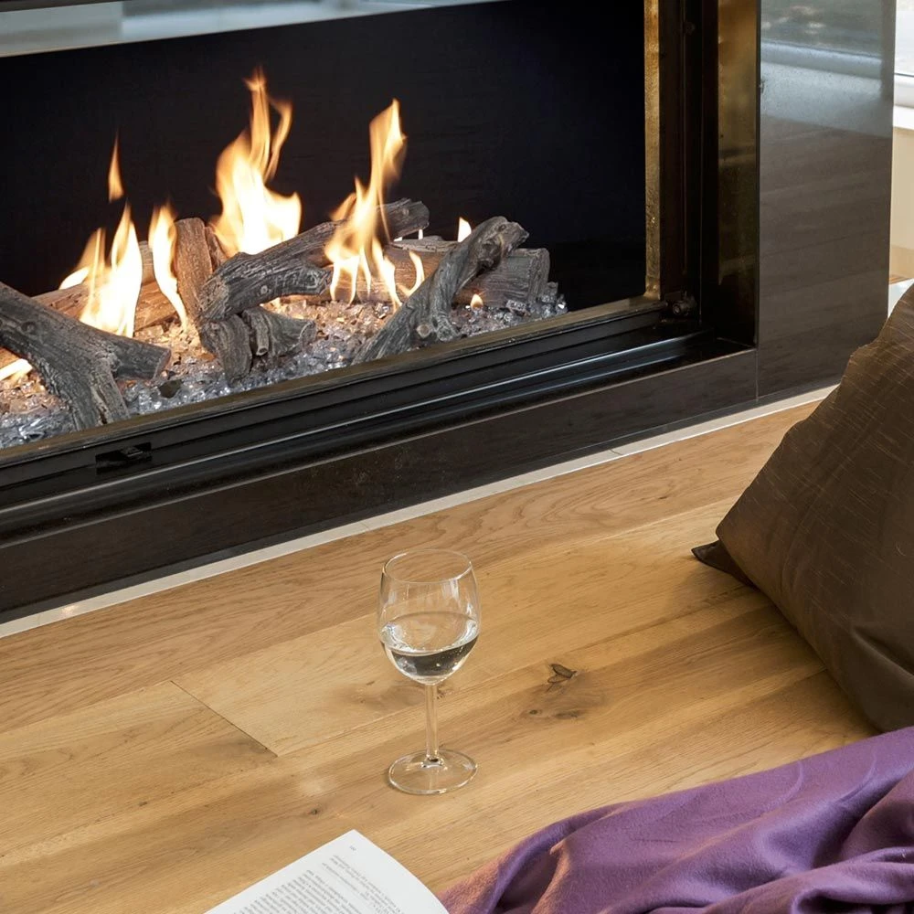 Grand Canyon Linear Western Driftwood Vented Gas Log Set With Indoor Glass Burner And Media 3 Grand Canyon Linear Western Driftwood Vented Gas Log Set With Indoor Glass Burner And Media - Image 3