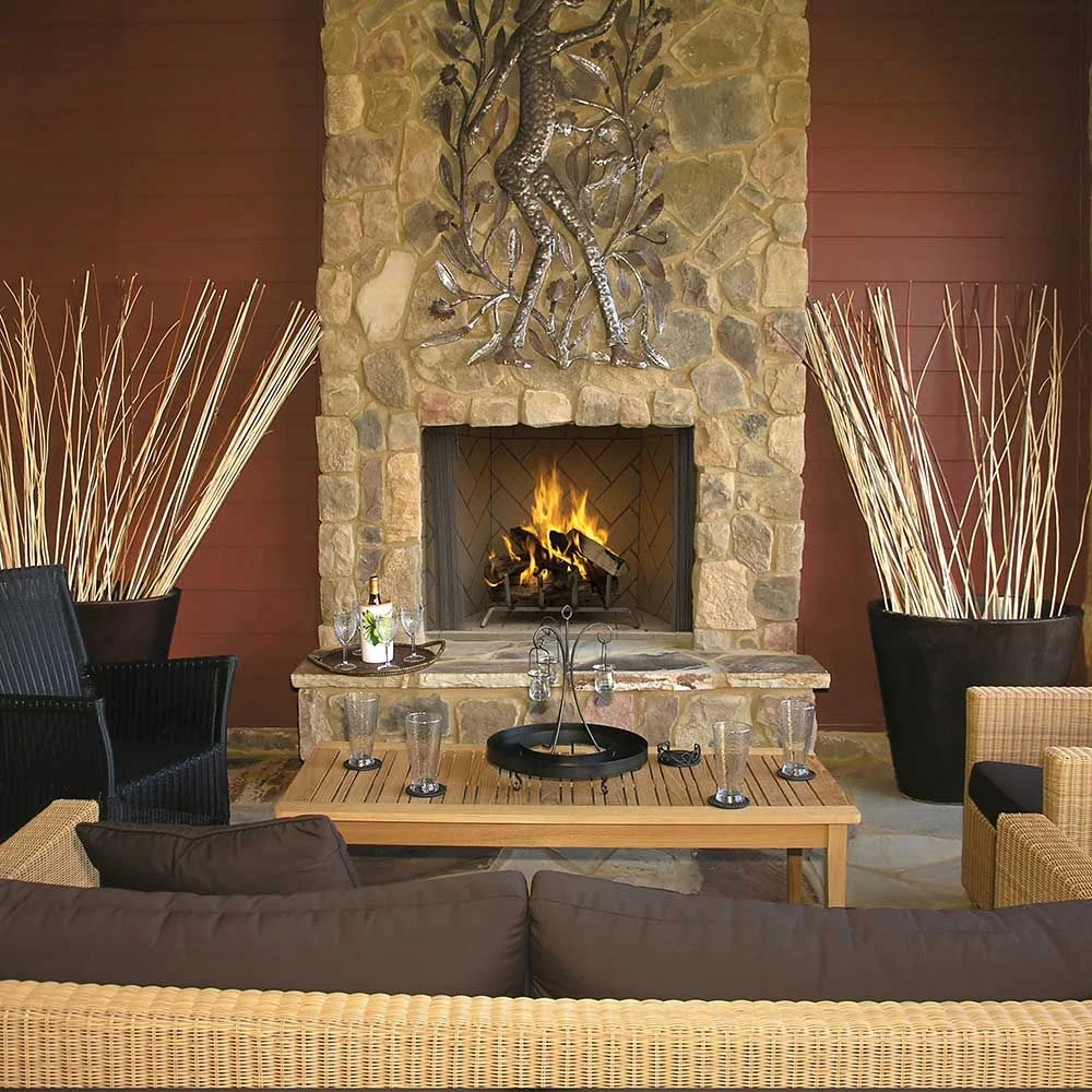 Superior 36-Inch Outdoor Masonry Wood Burning Fireplace (WRE6036) 2 Superior 36-Inch Outdoor Masonry Wood Burning Fireplace (WRE6036) - Image 2