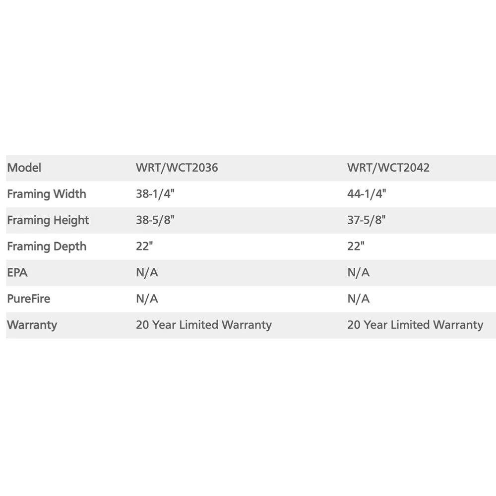 Superior 42-Inch Wood Burning Fireplace (WT2042) 5 Superior 42-Inch Wood Burning Fireplace (WT2042) - Image 5