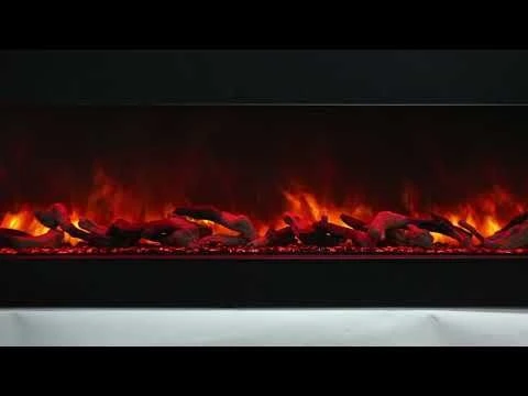 Amantii Tru-View XL Deep Indoor/Outdoor Built-In 3-Sided Smart Electric Fireplace 6 Amantii Tru-View XL Deep Indoor/Outdoor Built-In 3-Sided Smart Electric Fireplace - Image 6