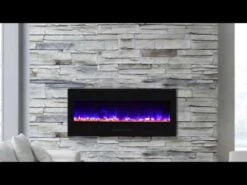 Amantii Symmetry Bespoke 60-Inch Indoor/Outdoor Built-In Smart Electric Fireplace -Heating Equipment Store yT8xx7zaZJc 100