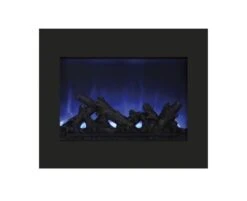 Amantii ZECL-BG Zero Clearance Series Built-In Electric Fireplace 11 Amantii ZECL-BG Zero Clearance Series Built-In Electric Fireplace -Heating Equipment Store zecl 39 blue logs